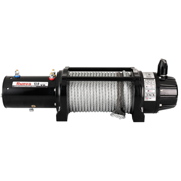 13XP Premium Winch 24V with Steel Cable