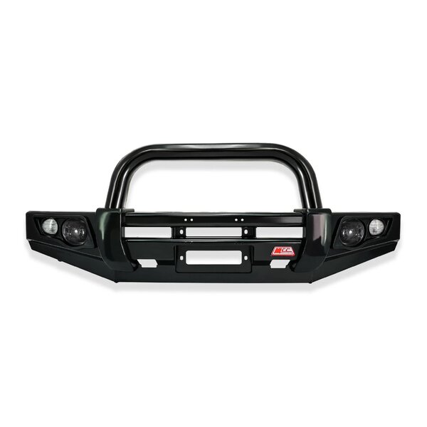 Falcon 707-01 Single Black Loop Winch Bar for Toyota Hilux Revo 2015-2018