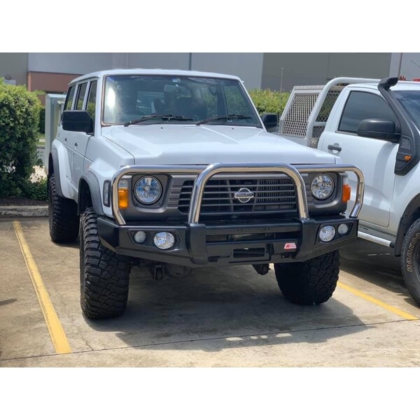 Falcon 707-01 Triple Loop Winch Bar for Nissan Safari/Patrol GQ Y60