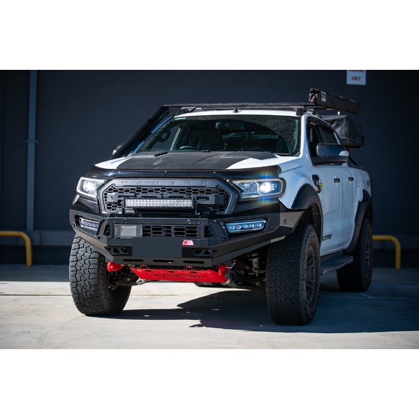 Pegasus 909-01 Premium Aluminium Winch Bar for Ford Ranger PX2 Wildtrak/Everest UA 2015-2019 