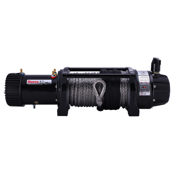 EWB9500Q-EVO Premium Winch 24V with Synthetic Rope (80:1)